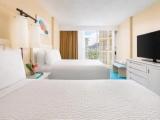 Mobility Accessible Roll-in Shower Quadruple room with partial ocean view