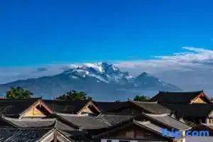 Panoramic View of Snow Mountain in Shanye Rizhao Jinshan (Lijiang Ancient City Branch) Hotel, Lijiang