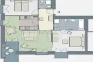 Kaiservillen Heringsdorf - Appartement mit 2 Schlafzimmern und Balkon D202 Apartments, Ahlbeck