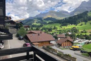 Schönes 2-Zimmer Studio mit grossem Balkon und Bergpanorama - 400m von Talstation Sillerenbahn, Adelboden