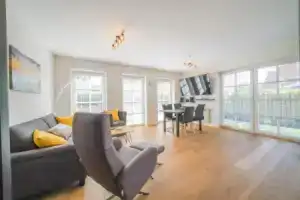 Südstrandhus Urlaub mit Hund Wohnung 1 unten Apartments, Borkum