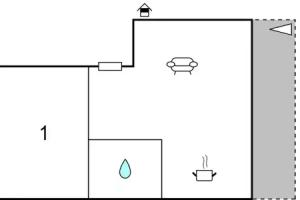 Nice Home in With Wifi and 1 Bedrooms, Drasnice