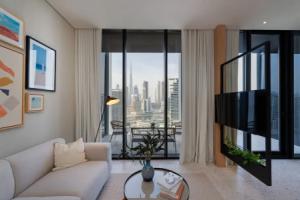 Sleek Business Bay Studio Burj View Balcony, Dubai