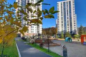 Nearby View apartments in the Newton residential complex next to the Tractor arena, Chelyabinsk