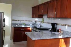 Apartamento amueblado con parque de recreación., Santiago