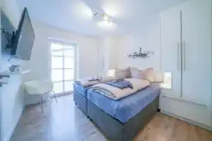 Südstrandhus Urlaub mit Hund Wohnung 2 unten Apartments, Borkum