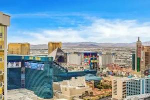 Stunning 1BR Strip Views & Balcony Suite 12701 Apartments, Las Vegas