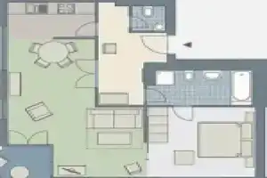 Kaiservillen Heringsdorf - Appartement mit 1 Schlafzimmer und Balkon D232 Apartments, Ahlbeck