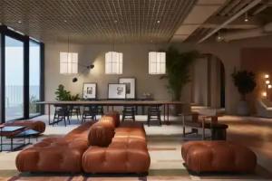 Modern Studio at Upside Living With Burj Khalifa View by Simply Comfort, Dubai