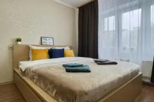 Studio apartment / 4 beds / Large loggia / All infrastructure / parking, Khimki