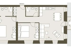 Family Suite in Hotel, Baden