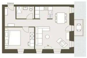 Deluxe Suite in Hotel, Baden