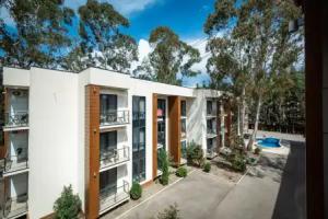 Designer apartment in a resort town in a residential complex with a swimming pool, Adler