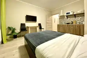 Studiya Metro Ploschad Muzhestva 10 Minut Peshkom Apartments, St. Petersburg