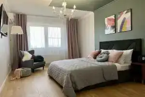 UzorAparts Stilnaya kvartira, luchshiy panoramnyy vid s otkrytogo balkona Apartments, Novorossijsk