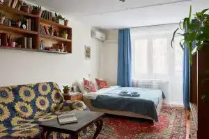 1-komnatnaya retro-vintazh kvartira v tsentre Moskvy Flat, Moscow