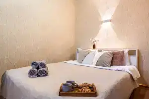 Dvukhkomnatnaya na 6 Chelovek Na Metro Kakhovskaya Flat, Moscow