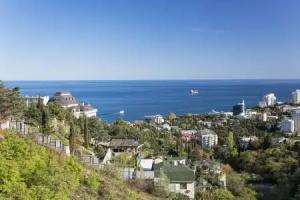 Apartament s Dvumya Spalnyami s Vidom na More v Darsan Rezidens Apartments, Yalta