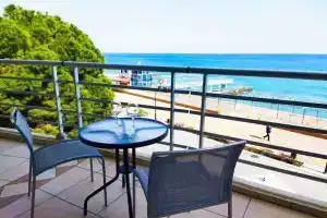 V Otele Akvapark Apartments, Alushta