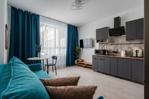 Dizajnerskaya odnokomnatnaya kvartira formata Evro v novom ZhK Vidnyj Flat, Ekaterinburg