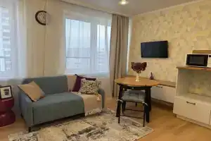 Kvartira studiya v shikarnoj lokacii ZHK Evropejskij kvartal Flat, Tyumen