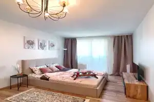 Uyutnaya Studiya V Novom Zhk Shekspir S Krasivym Vidom Na Gorod Apartments