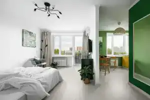 Ot Estetik Haus v 5 Minutah ot Metro s Vidom na Siti Flat, Moscow