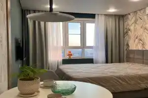 Vysotny Pokoy | Vid Na Gorod I Zakat | Studiya Na 22 Etazhe V Zhk Atmosfera Apartments, Ulyanovsk