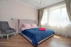 Trekhkomnatnaya V Zhk braun Vozle Trts Mega Almaty Flat, Almaty