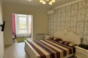 082 Sovremennaya 1-k kvartira u morya s vidom na goru Apartments, Gelendzik