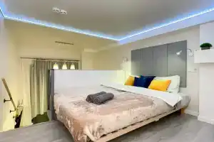 Dvuhurovnevaya studiya Dajker Siti do 4 chelovek u metro Ryazanskij prospekt Flat, Moscow