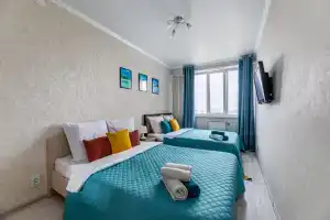 Dvuhkomnatnaya ChistoFamily v 10 min ot centra i Akvaparka Flat, Kazan