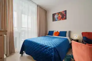 Uyutnaya studiya na prospekte Kosmonavtov Flat, Ekaterinburg
