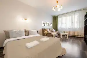 Odnokomnatnaya LaylaTov na Metro Yuzhnaya Ryadom s Varshavka Sky Flat, Moscow