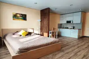 Komfortnaya Studiya U Shuvalovskogo Parka Flat