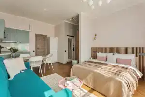 Jn Apartments Chetyrekhmestnaya Studiya S Vidom Na Park Flat, Vyborg