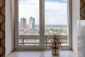 apartment with a jacuzzi with a gorgeous view of the Volga in the center of Samara, Samara