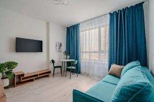 Dizajnerskaya odnokomnatnaya formata Evro v novom ZhK Vidnyj Flat, Ekaterinburg