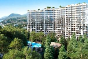 Uyutnaya Yevro-Dvushka na Beregu Yubk Flat, Alushta