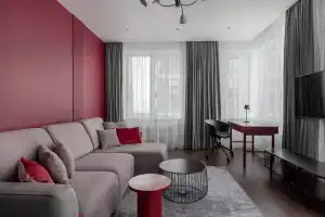 Riva Apart Burgundy Suite Flat, Moscow