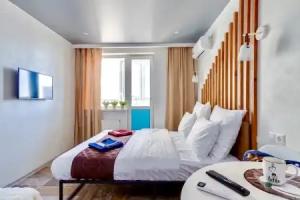 Uyutnaya Studiya S Bolshoy Lodzhiey V Dome Biznes-Klassa Apartments, Khimki