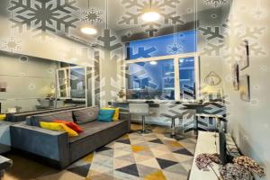 Dvuhurovnevyie Gray Glass v 5 minutah ot metro Nagornaya Apartments, Moscow