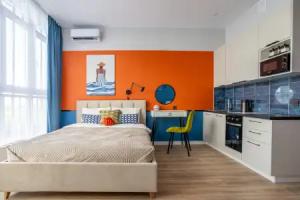 Yarkaya stilnaya studiya Palitra Flat, Krasnodar