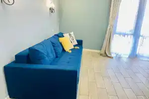 Blue Apartment in Olympic Park Flat, Adler