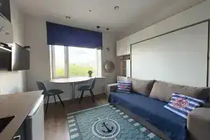 Double Studio Apartment with Kitchen Volna, Moscow