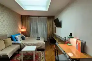 Svetlaya uyutnaya s panoramnym vidom Flat, Frjasino