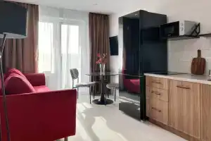 Evrodvushka dlya 4-h Gostey s Trendovym Remontom Flat, Chelyabinsk