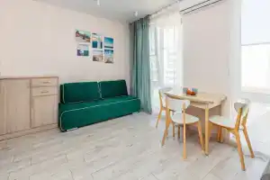 s Balkonom Vid na More DomMorya.rf (Kasablanka Darya) Flat, Adler