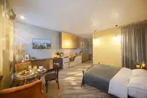 Uyutnaya Prostornaya Studiya Ryadom S Nmits Tio Shumakova Apartments, Moscow