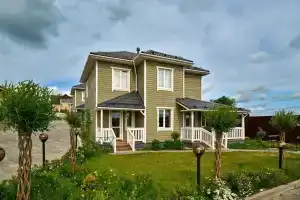 Kottedzh s saunoy ryadom s Petergofom Private house, Petergof